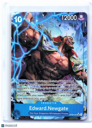 2024 One Piece—Edward Newgate (Alt Art) #OP08-043 Two Legends—Super Rare Foil