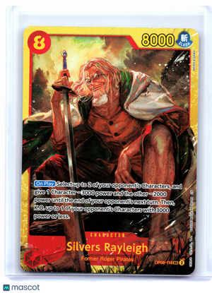 2025 One Piece—Silvers Rayleigh #OP08-118 The Best Vol. 2—Secret Rare Foil