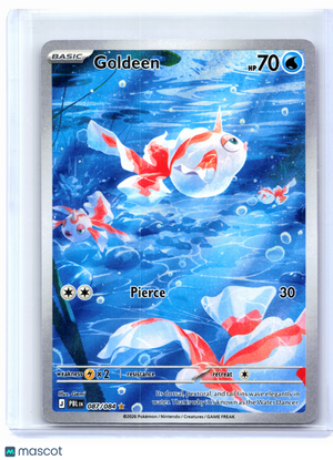 2026 Pokemon—Goldeen #087/084 Pitch Black—Illustration Rare Holo