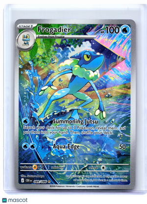 2026 Pokemon—Frogadier #089/086 Chaos Rising—Illustration Rare Holo