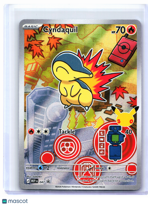2026 Pokemon—Cyndaquil #047 Mega Evolution Promo—Black Star Promo Holo