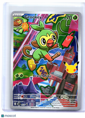 2026 Pokemon—Grookey #052 Mega Evolution Promo—Black Star Promo Holo