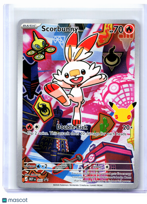2026 Pokemon—Scorbunny #053 Mega Evolution Promo—Black Star Promo Holo