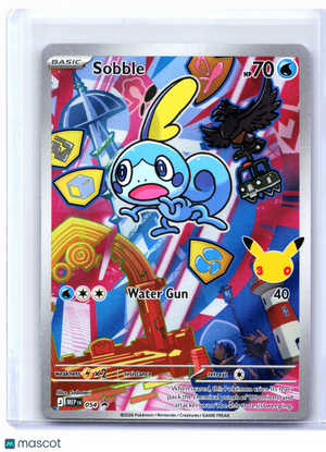 2026 Pokemon—Sobble #054 Mega Evolution Promo—Black Star Promo Holo