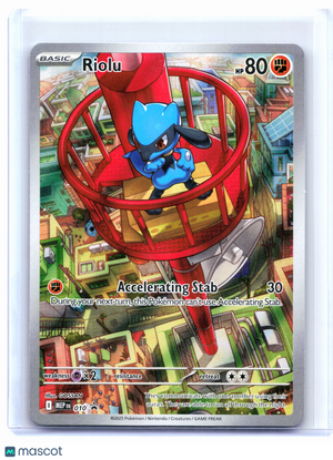 2025 Pokemon—Riolu #010 Mega Evolution Promo—Black Star Promo Holo