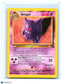 1999 Pokemon—Gengar #20/62 Fossil—Rare Nonholo [Damaged]