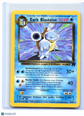 2000 Pokemon—Dark Blastoise #20/82 Team Rocket—Rare Nonholo [Damaged]