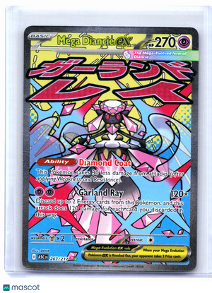 2026 Pokemon—Mega Diancie ex #267/217 Ascended Heroes—Mega Attack Rare Holo