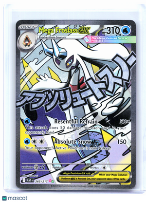 2026 Pokemon—Mega Froslass ex #265/217 Ascended Heroes—Mega Attack Rare Holo