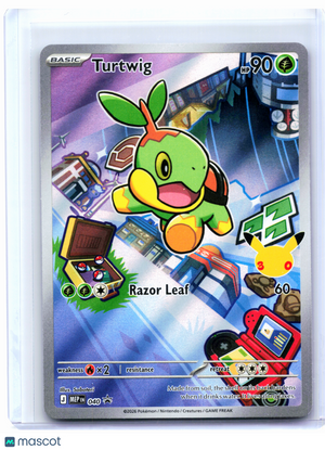 2026 Pokemon—Turtwig #040 Mega Evolution Promo—Black Star Promo Holo