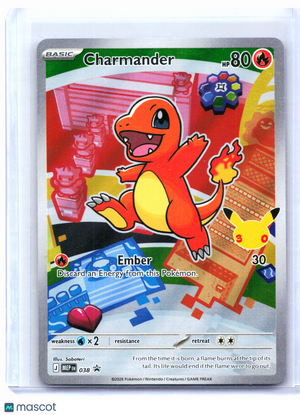 2026 Pokemon—Charmander #038 Mega Evolution Promo—Black Star Promo Holo