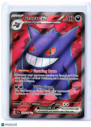 2024 Pokemon—Gengar ex #193/162 Temporal Forces—Ultra Rare Holo [Lightly Played]