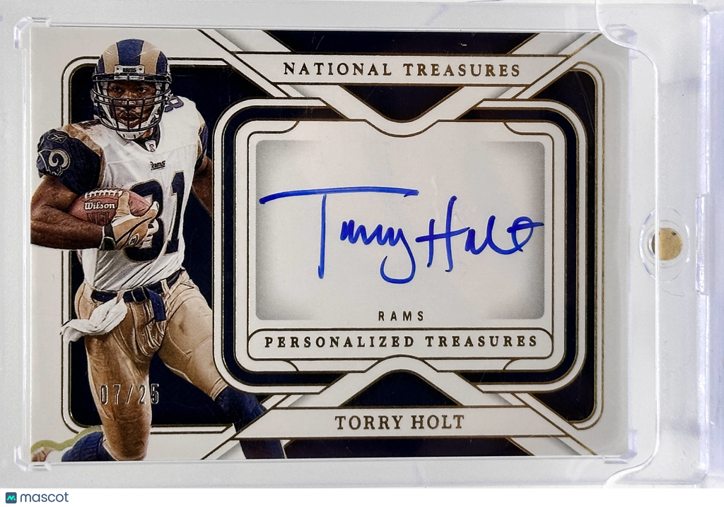 2025 Panini National Treasures Personalized Football—Torry Holt #PT-TH 07/25