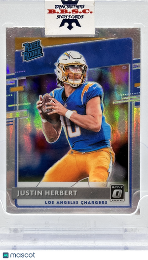 2020 Panini Donruss Optic Football—Justin Herbert #153 Holo
