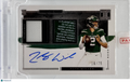 2021 Panini Impeccable Elegance F.ball—Zach Wilson #102 Helmet Piece Patch 16/75