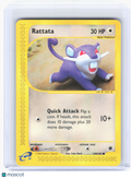 2002 Pokemon—Rattata #128 Expedition—Common Nonholo [Heavily Played]