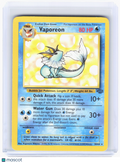 1999 Pokemon—Vaporeon #28 Jungle—Rare Nonholo [Heavily Played]