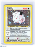 2000 Pokemon—Clefairy #6 Base Set 2—Rare Holo [Heavily Played]