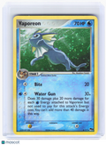 2006 Pokemon—Vaporeon #6 POP Series 3—Rare Holo [Damaged]