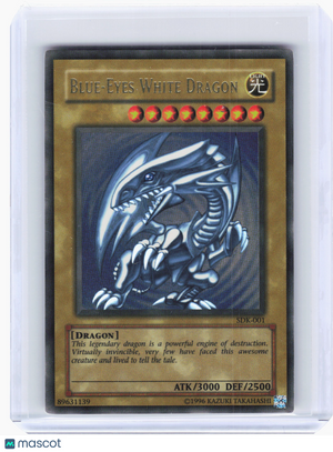 2002 YuGiOh—Blue-Eyes White Dragon #SDK-001 Starter Deck: Kaiba—UR Foil [HP]