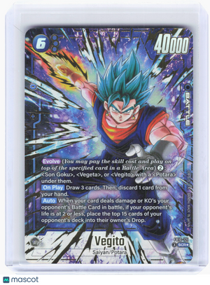2026 Dragon Ball Super Card Game—Vegito #FB10-121 Cross Force—SCR Foil (AltArt)