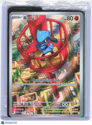 2025 Pokemon—Riolu #10 Mega Evolution Promo—Black Star Promo Holo (Sealed)