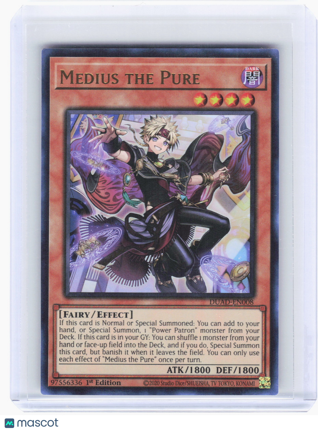2025 YuGiOh—Medius the Pure #DUAD-EN008 Duelist's Advance—UR Foil (1st Edition)