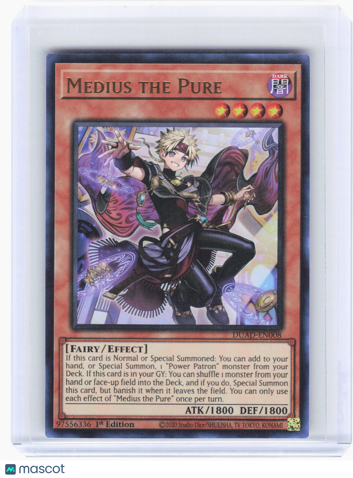 2025 YuGiOh—Medius the Pure #DUAD-EN008 Duelist's Advance—UR Foil (1st Edition)