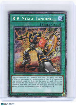 2025 YuGiOh—R.B. Stage Landing #96 Duelist's Advance—Starlight Rare (1st ED)
