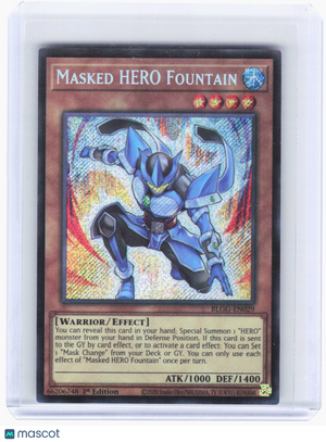 2026 YuGiOh—Masked HERO Fountain #29 Battles of Legend: GG—SR Foil (1st ED)