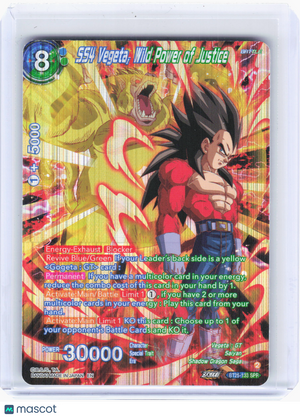 2024 Dragon Ball Super—SS4 Vegeta, Wild Power of Justice #BT25-133—SR