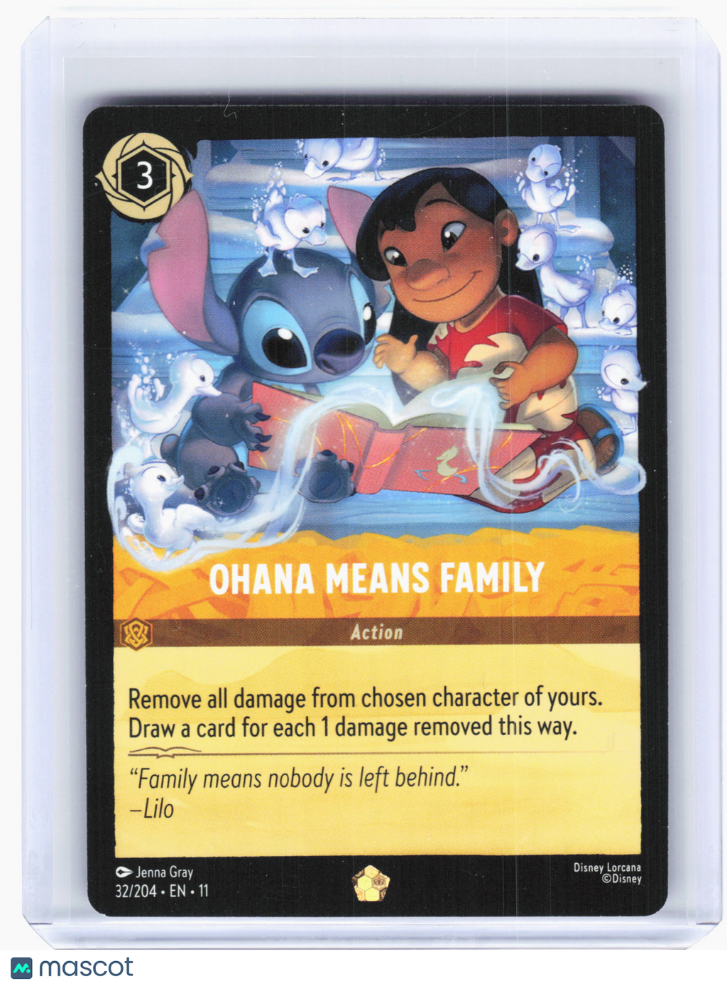 2026 Disney Lorcana—Ohana Means Family #32 Winterspell—Legendary Cold Foil
