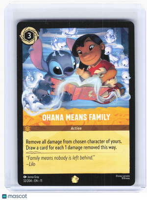 2026 Disney Lorcana—Ohana Means Family #32 Winterspell—Legendary Cold Foil