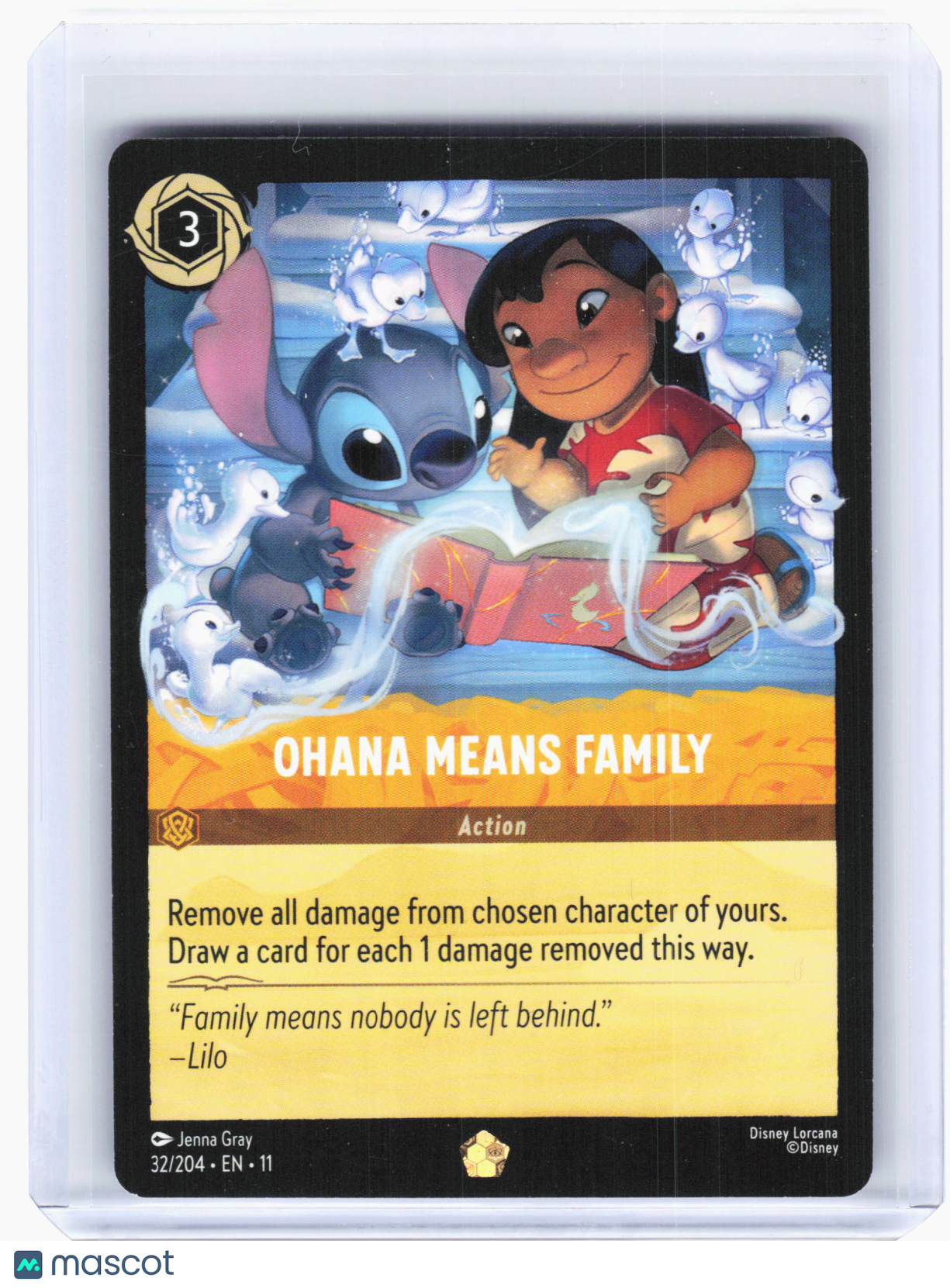 2026 Disney Lorcana—Ohana Means Family #32 Winterspell—Legendary Cold Foil