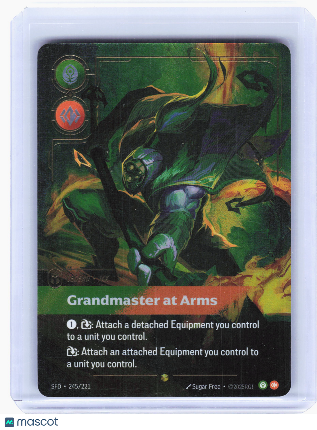 2026 LOL—Jax, Grandmaster At Arms #245 Spiritforged—Showcase Foil (Overnumbered)