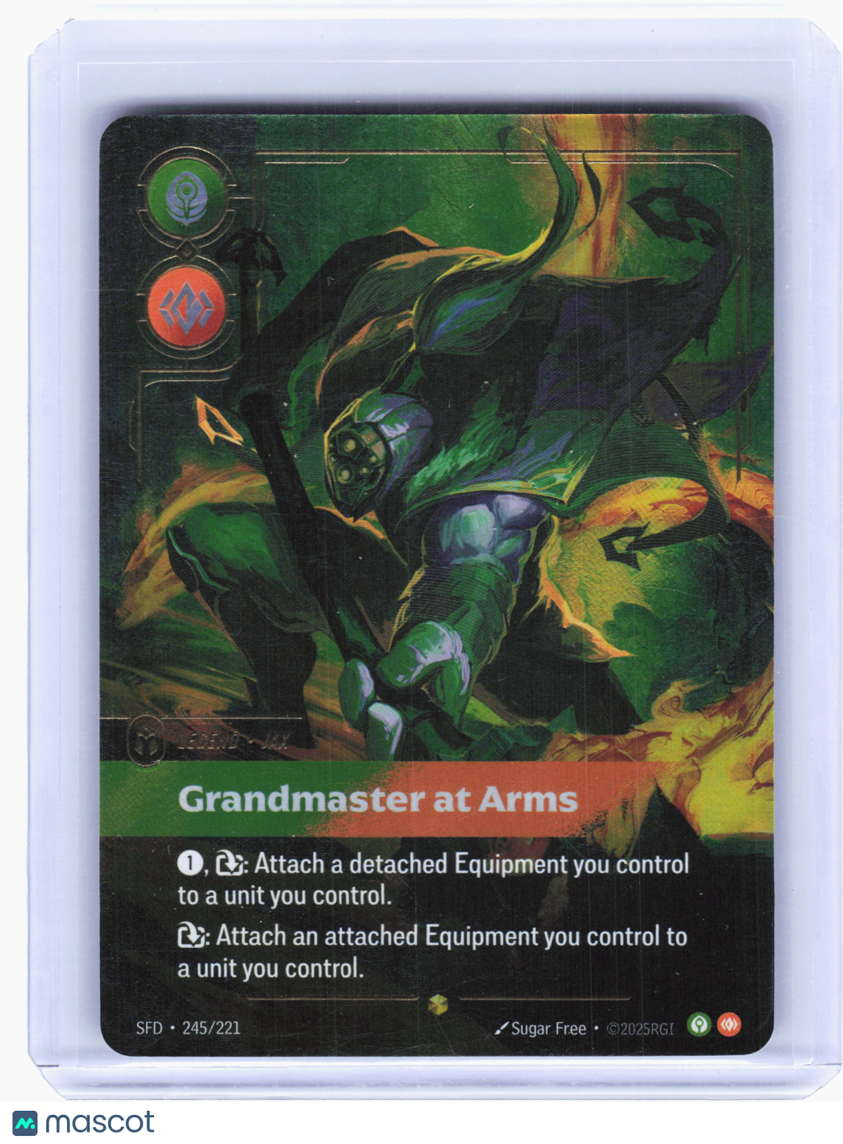 2026 LOL—Jax, Grandmaster At Arms #245 Spiritforged—Showcase Foil (Overnumbered)