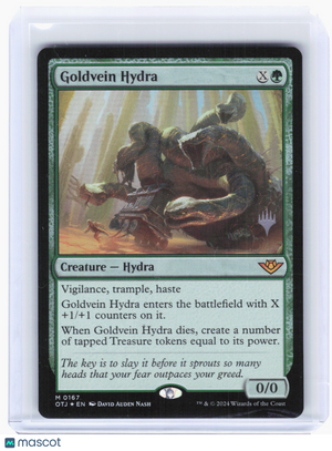 2024 MTG—Goldvein Hydra #167 Promo Pack: Outlaws of Thunder Junction—M Foil