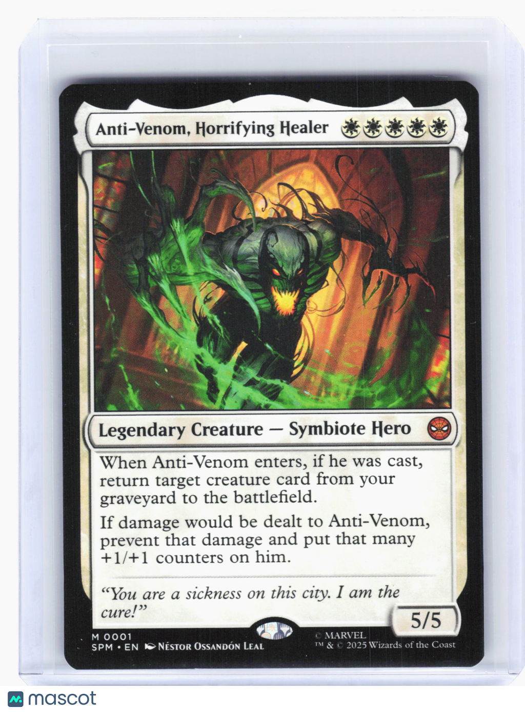 2025 MTG—Anti-Venom, Horrifying Healer #1 Marvel's Spider-Man—Mythic Nonfoil