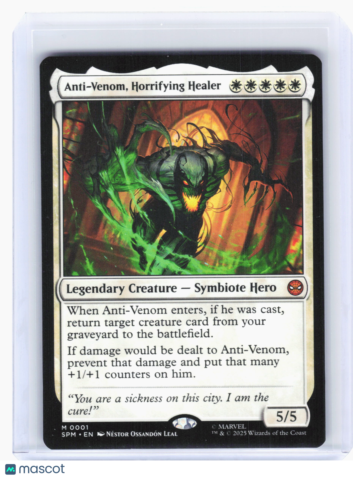 2025 MTG—Anti-Venom, Horrifying Healer #1 Marvel's Spider-Man—Mythic Nonfoil