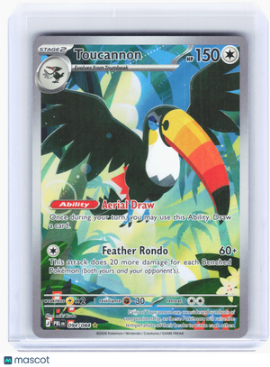 2026 Pokemon—Toucannon #94 Pitch Black—Illustration Rare Holo