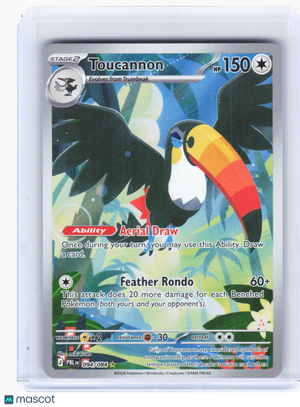 2026 Pokemon—Toucannon #94 Pitch Black—Illustration Rare Holo