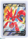 2020 Pokemon—Scizor V #183 Darkness Ablaze—Ultra Rare Holo (Full Art) [LP]