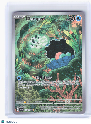 2025 Pokemon—Clamperl #195 Destined Rivals—Illustration Rare Holo