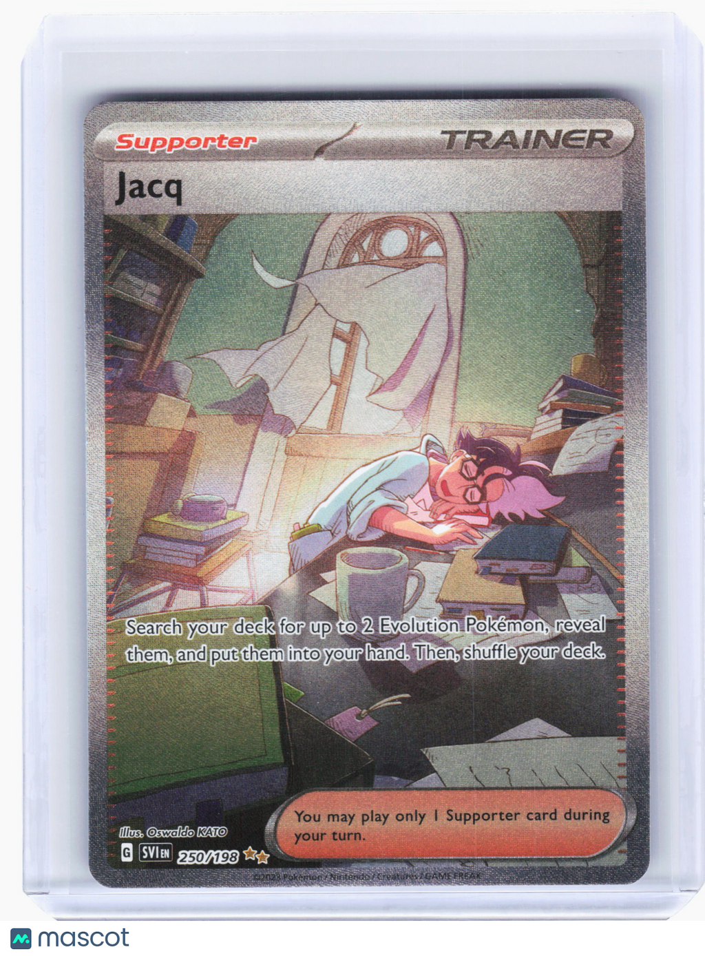 2023 Pokemon—Jacq #250 Scarlet & Violet Base Set—Special Illustration Rare Holo