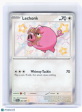 2024 Pokemon—Lechonk #207 Paldean Fates—Shiny Rare Holo