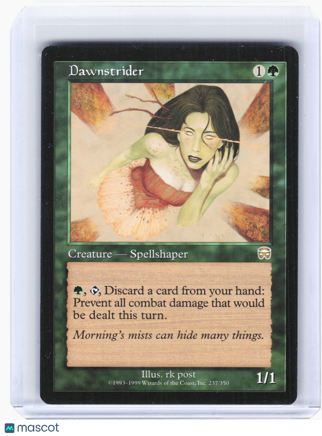 1999 Magic: The Gathering—Dawnstrider #237 Mercadian Masques—Rare Nonfoil