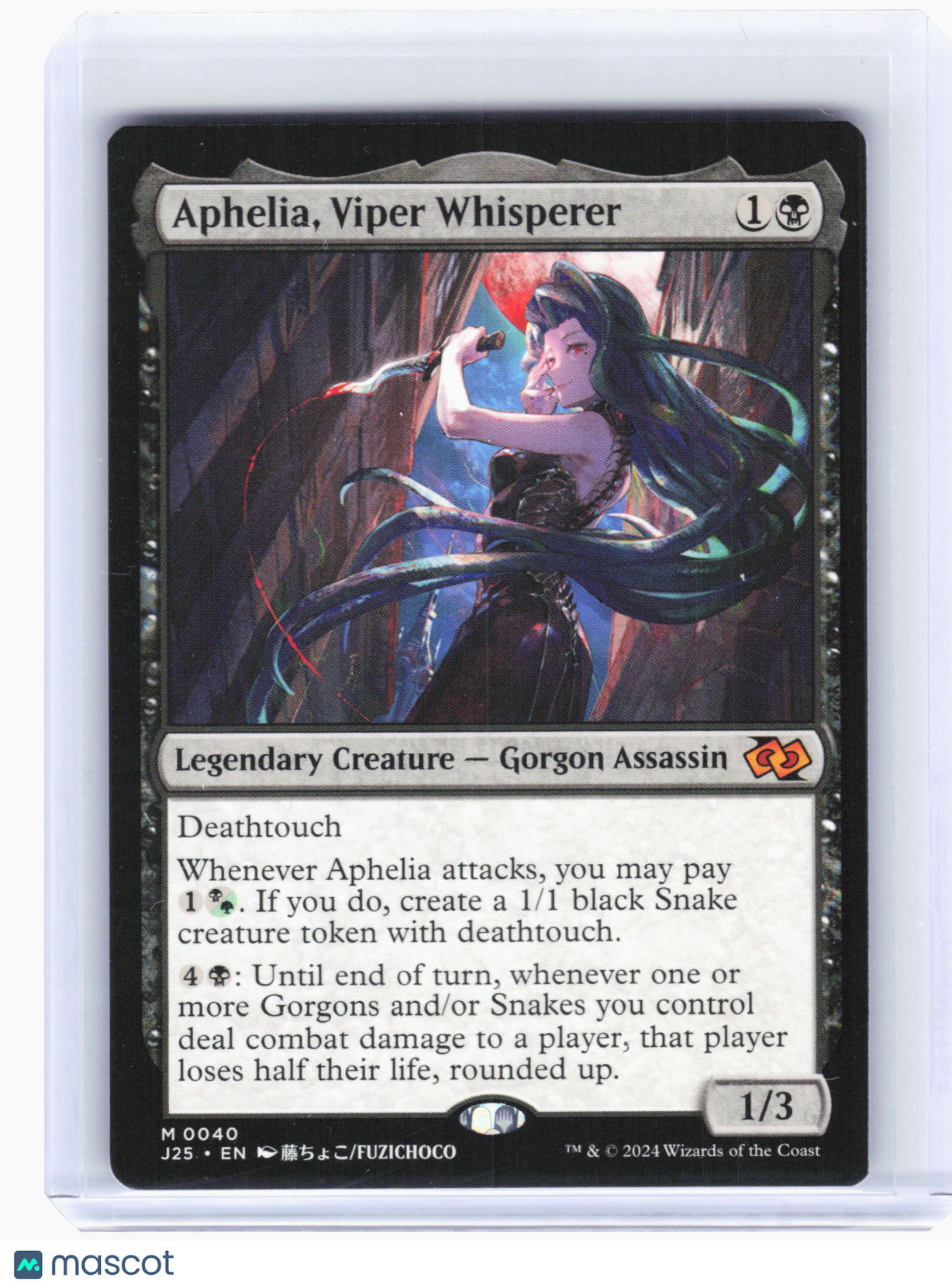 2024 MTG—Aphelia, Viper Whisperer #40 Foundations Jumpstart—Mythic Nonfoil [LP]