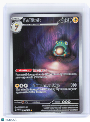 2023 Pokemon—Bellibolt #201 Obsidian Flames—Illustration Rare Holo [LP]