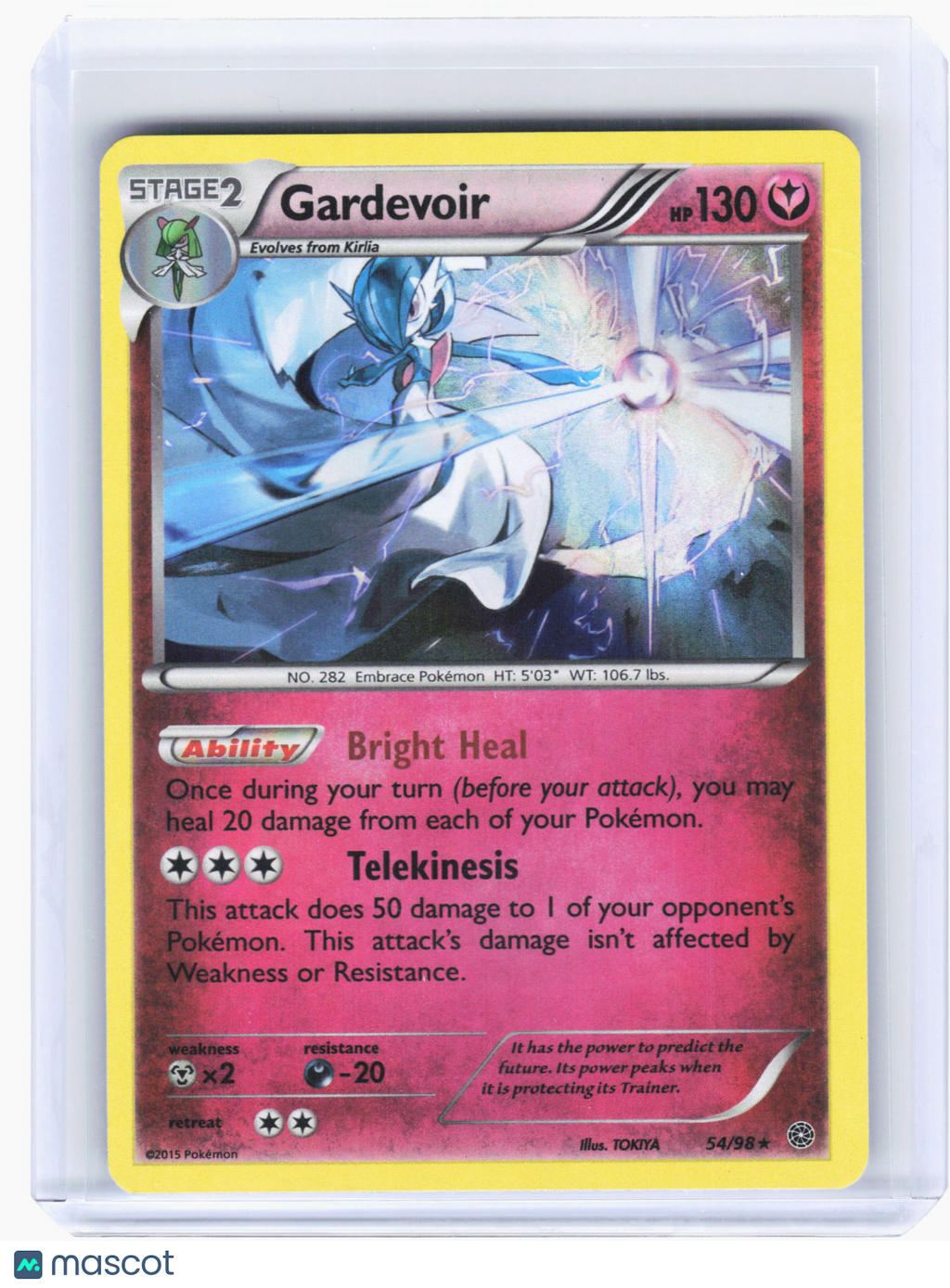 2015 Pokemon—Gardevoir #54 XY - Ancient Origins—Holo Rare [Lightly Played]