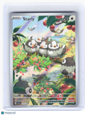 2023 Pokemon—Starly #221 Scarlet & Violet Base Set—Illustration Rare Holo [MP]